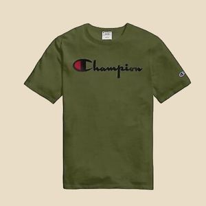 Champion Olive Heritage Tee